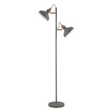 Chic Duo-Tone Floor Lamp with Foot Switch Control