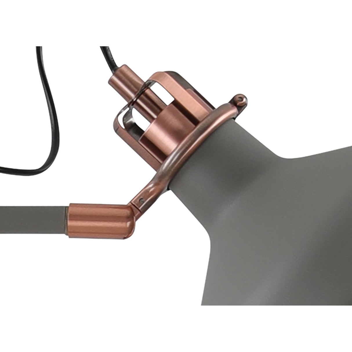 Chic Duo-Tone Floor Lamp with Foot Switch Control