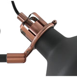 Modern Floor Lamp with Dual E27 Sockets in Sand Black and Copper Accents