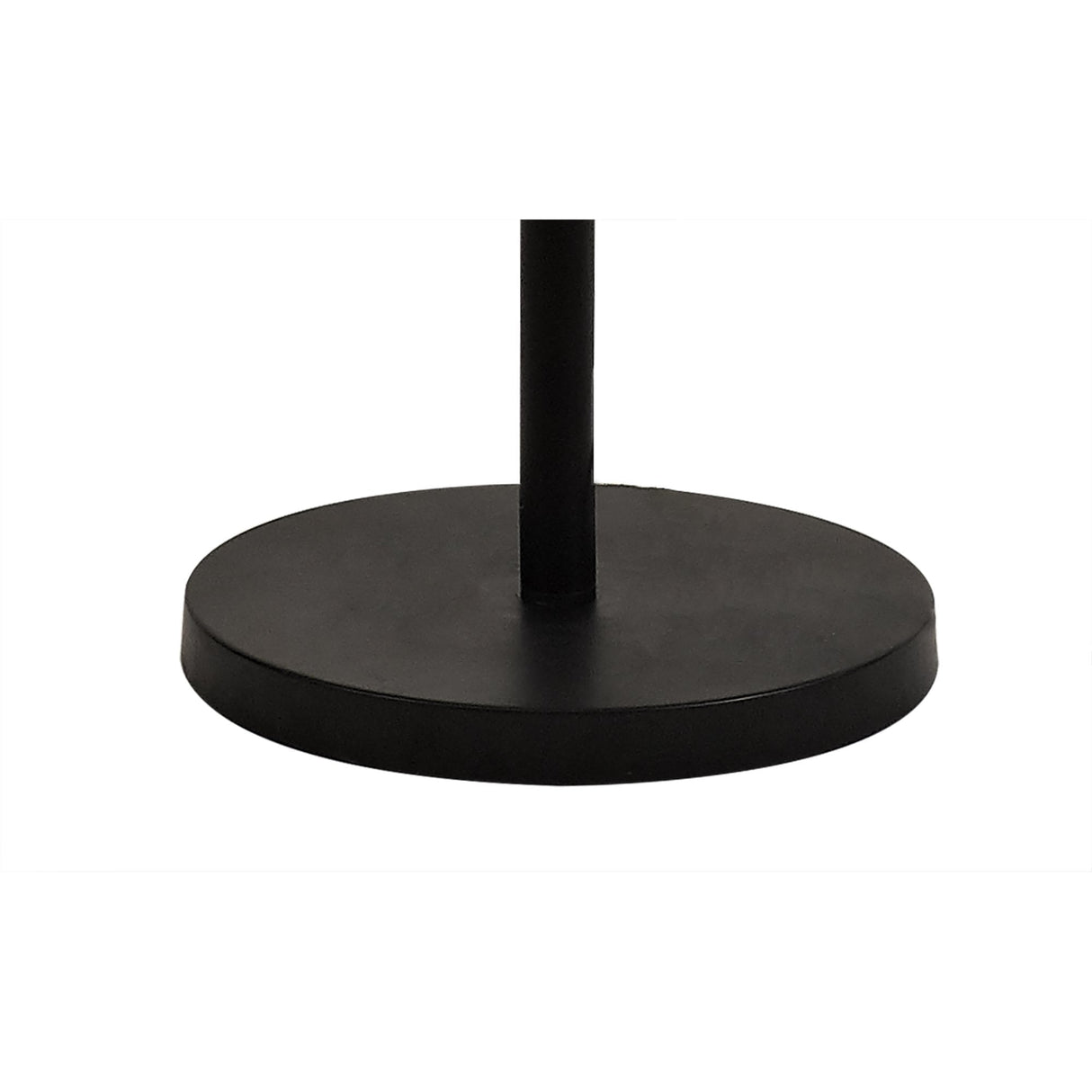 Elegant 8-Light Floor Lamp, Matt Black with Antique Brass and Cognac Glass