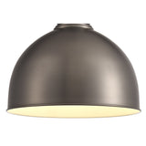 Vintage Industrial Pendant Lamp - Antique Silver & Copper Finish, E27 Fitting