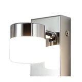 Polished Chrome Adjustable Wall Lamp, 5W Integrated LED, Natural White 4000K, IP44, 3-Year Warranty