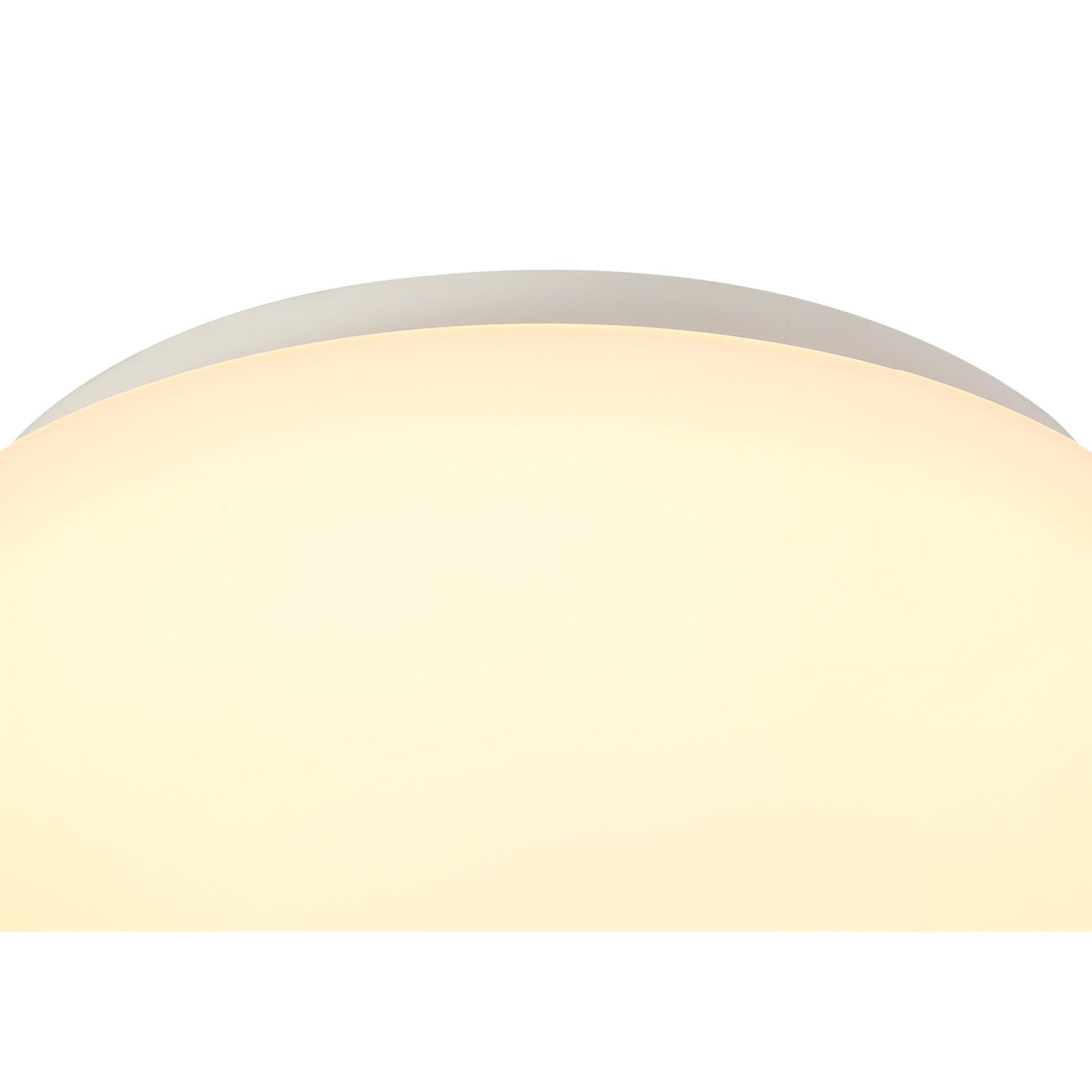 Elegant 18W LED Ceiling Light with Frosted Glass - Warm White 3000K, IP44