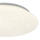 Modern White Acrylic LED Ceiling Light, 24W, 4000K, 1614lm, IP44, 3-Year Warranty