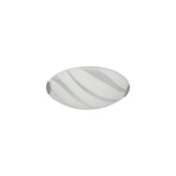 Modern Polished Chrome LED Ceiling Light, 30cm, 12W, 3000K Warm White, with Frosted Shade, 3-Year Warranty