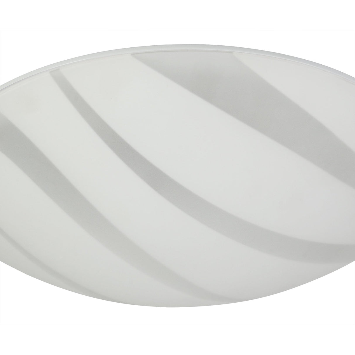 Modern Polished Chrome LED Ceiling Light, 30cm, 12W, 3000K Warm White, with Frosted Shade, 3-Year Warranty