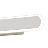 Sleek Sand White 16W LED Wall Lamp - 4000K Natural White, 805lm, 3-Year Warranty