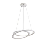 Elegant Matt White LED Pendant Light, 40W, 4000K, 3-Step Dimming, 3-Year Warranty