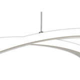 Elegant Matt White LED Pendant Light, 40W, 4000K, 3-Step Dimming, 3-Year Warranty