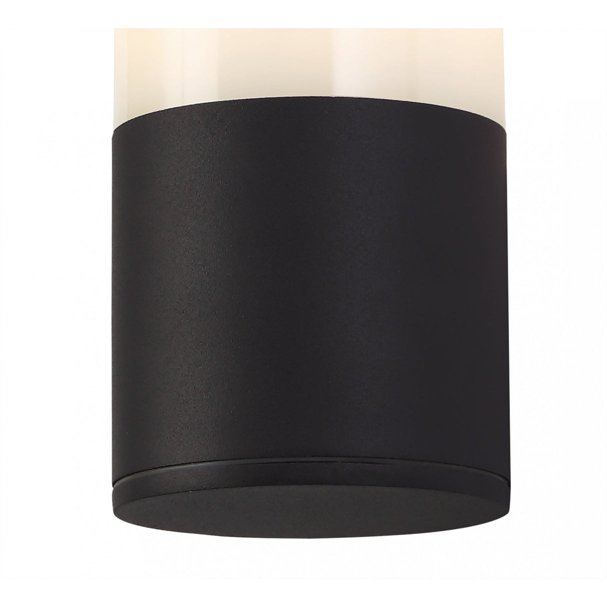 Modern Anthracite Wall Lamp with Opal Shade, E27 Compatible, IP54, 2-Year Warranty