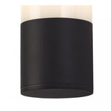 Modern Anthracite Wall Lamp with Opal Shade, E27 Compatible, IP54, 2-Year Warranty