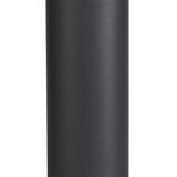 Modern Outdoor Post Lamp - 45cm, E27, IP54, Anthracite/Clear, 2-Year Warranty