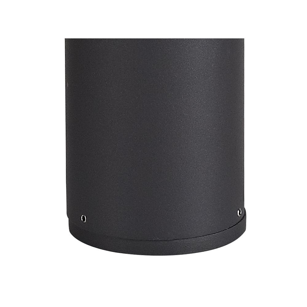 Modern Outdoor Post Lamp - 45cm, E27, IP54, Anthracite/Clear, 2-Year Warranty