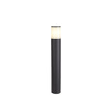 Anthracite 65cm Outdoor Post Light, Smoked Shade, E27 IP54, 2-Year Warranty