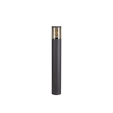 Anthracite 65cm Outdoor Post Light, Smoked Shade, E27 IP54, 2-Year Warranty