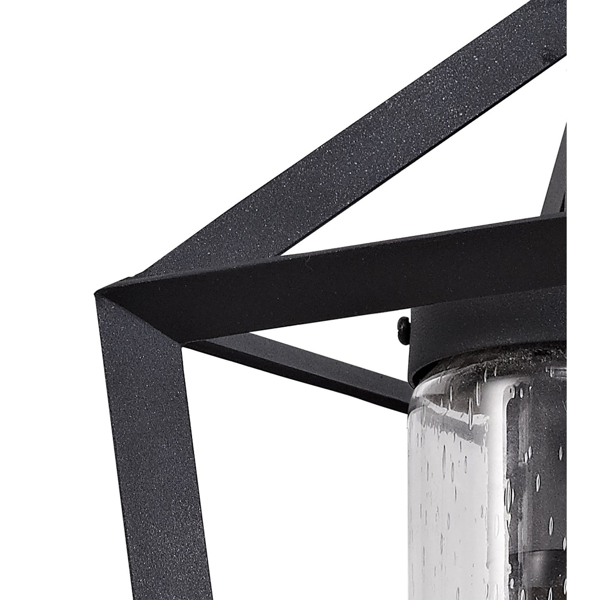 Anthracite Outdoor Wall Lamp with Clear Raindrop Glass, 1 x E27, IP54 Rating, 2-Year Warranty