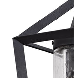 Anthracite Outdoor Wall Lamp with Clear Raindrop Glass, 1 x E27, IP54 Rating, 2-Year Warranty