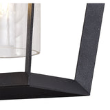 Anthracite Outdoor Wall Lamp with Clear Raindrop Glass, 1 x E27, IP54 Rating, 2-Year Warranty