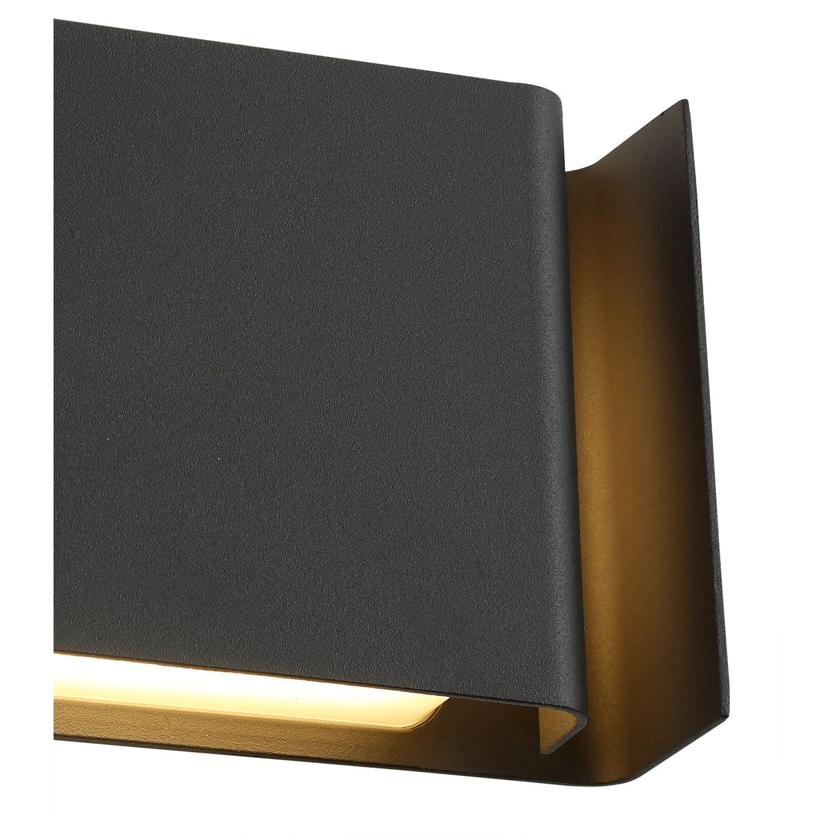 Sleek Anthracite LED Wall Light, 2 x 6W, 3000K, IP54, Warm White Illumination, 3-Year Warranty