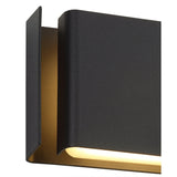 Sleek Anthracite LED Wall Light, 2 x 6W, 3000K, IP54, Warm White Illumination, 3-Year Warranty
