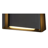 Sleek Anthracite LED Wall Light, 2 x 6W, 3000K, IP54, Warm White Illumination, 3-Year Warranty