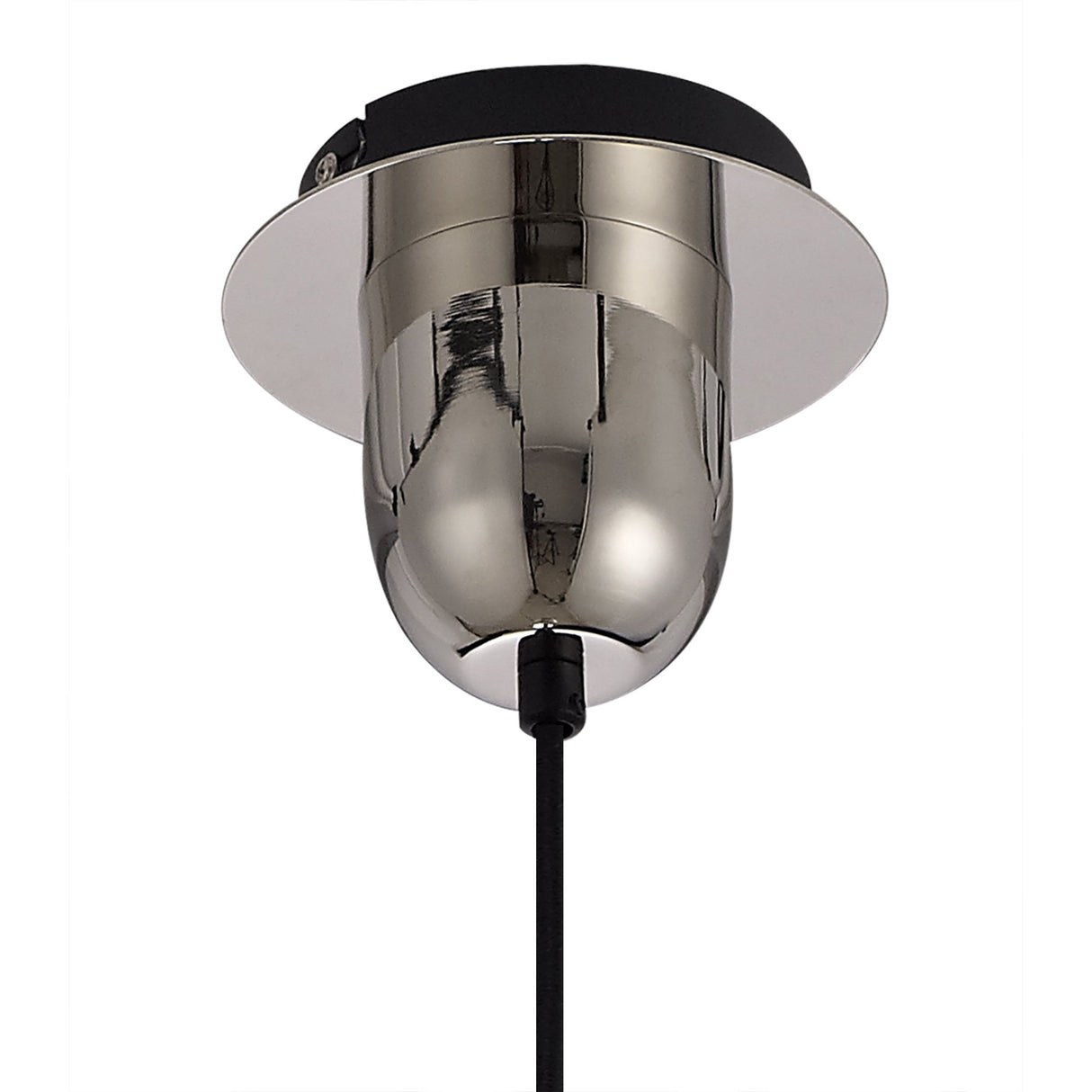 Polished Nickel and Matt Black E27 Suspension Lighting Kit