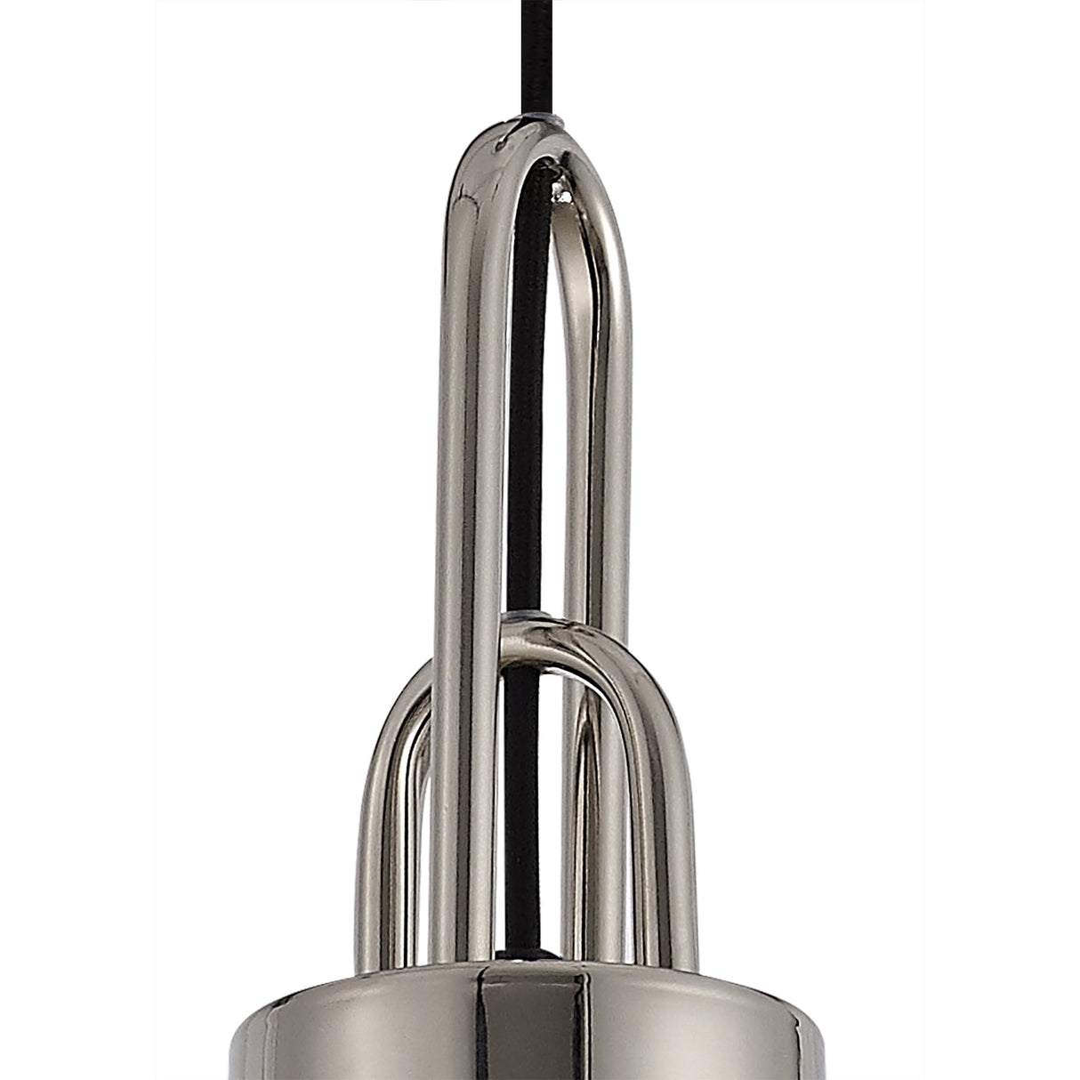 Polished Nickel and Matt Black E27 Suspension Lighting Kit