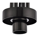Elegant Black Chrome & Matte Black E27 Suspension Pendant Kit