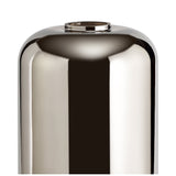 Elegant 16cm Smoked/Clear Glass Cylinder Vase