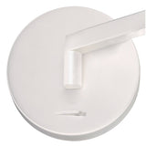 Contemporary Adjustable Wall Lamp with Integrated LED in Sand White Finish, 3-Year Warranty