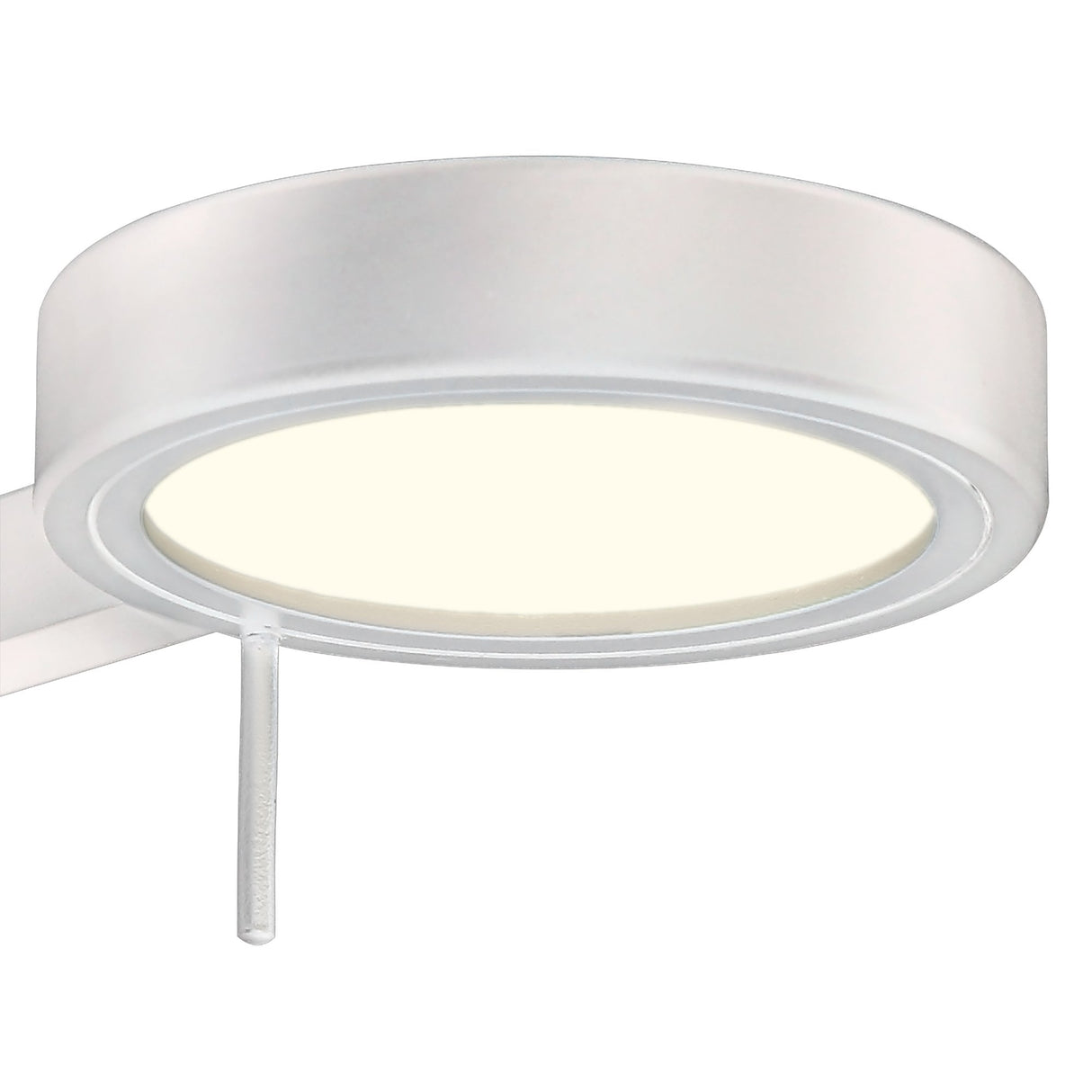 Contemporary Adjustable Wall Lamp with Integrated LED in Sand White Finish, 3-Year Warranty