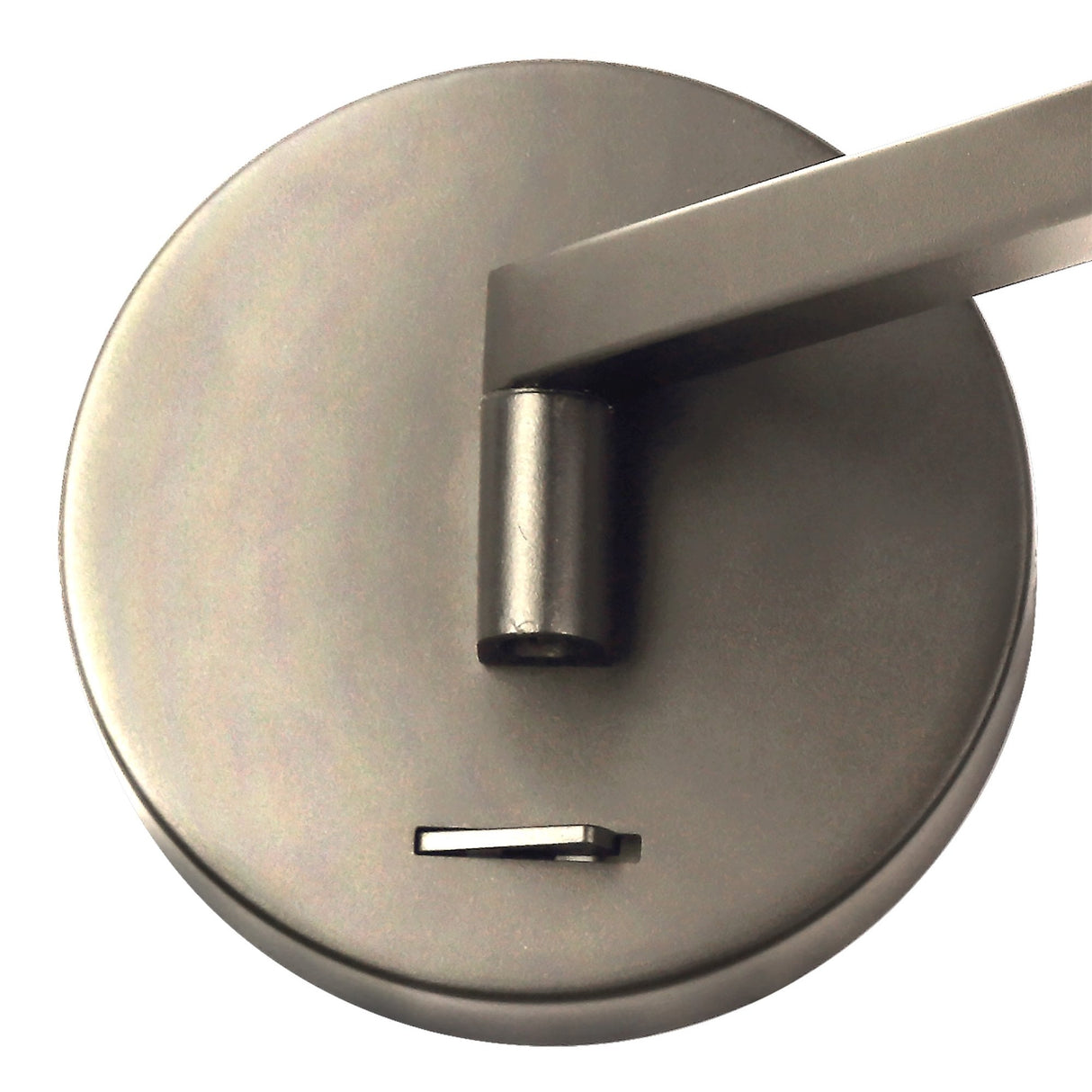 Satin Nickel Adjustable Wall Lamp with Integrated LED - 8W, 3000K Warm White, 3-Year Warranty
