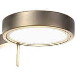 Satin Nickel Adjustable Wall Lamp with Integrated LED - 8W, 3000K Warm White, 3-Year Warranty