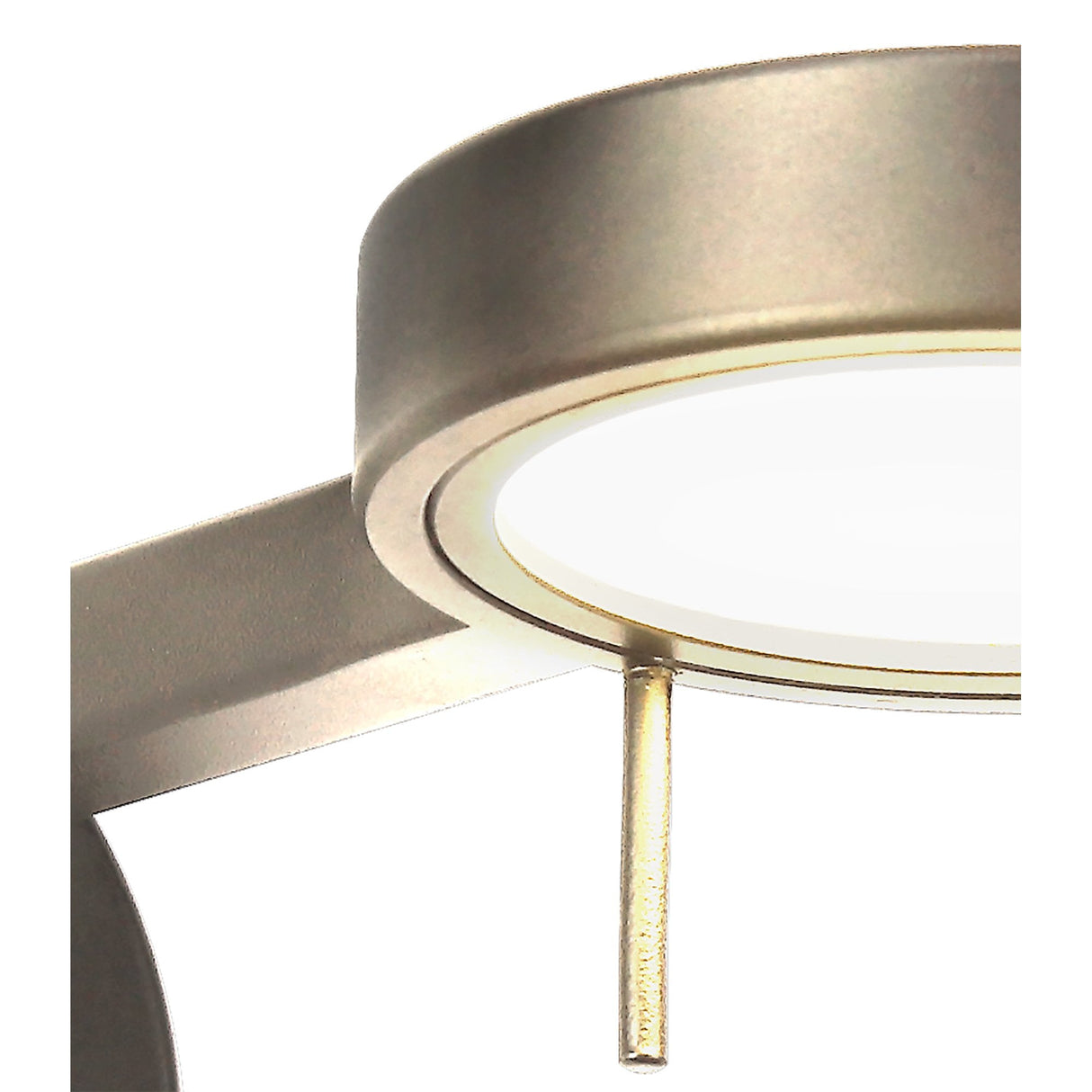 Satin Nickel Adjustable Wall Lamp with Integrated LED - 8W, 3000K Warm White, 3-Year Warranty