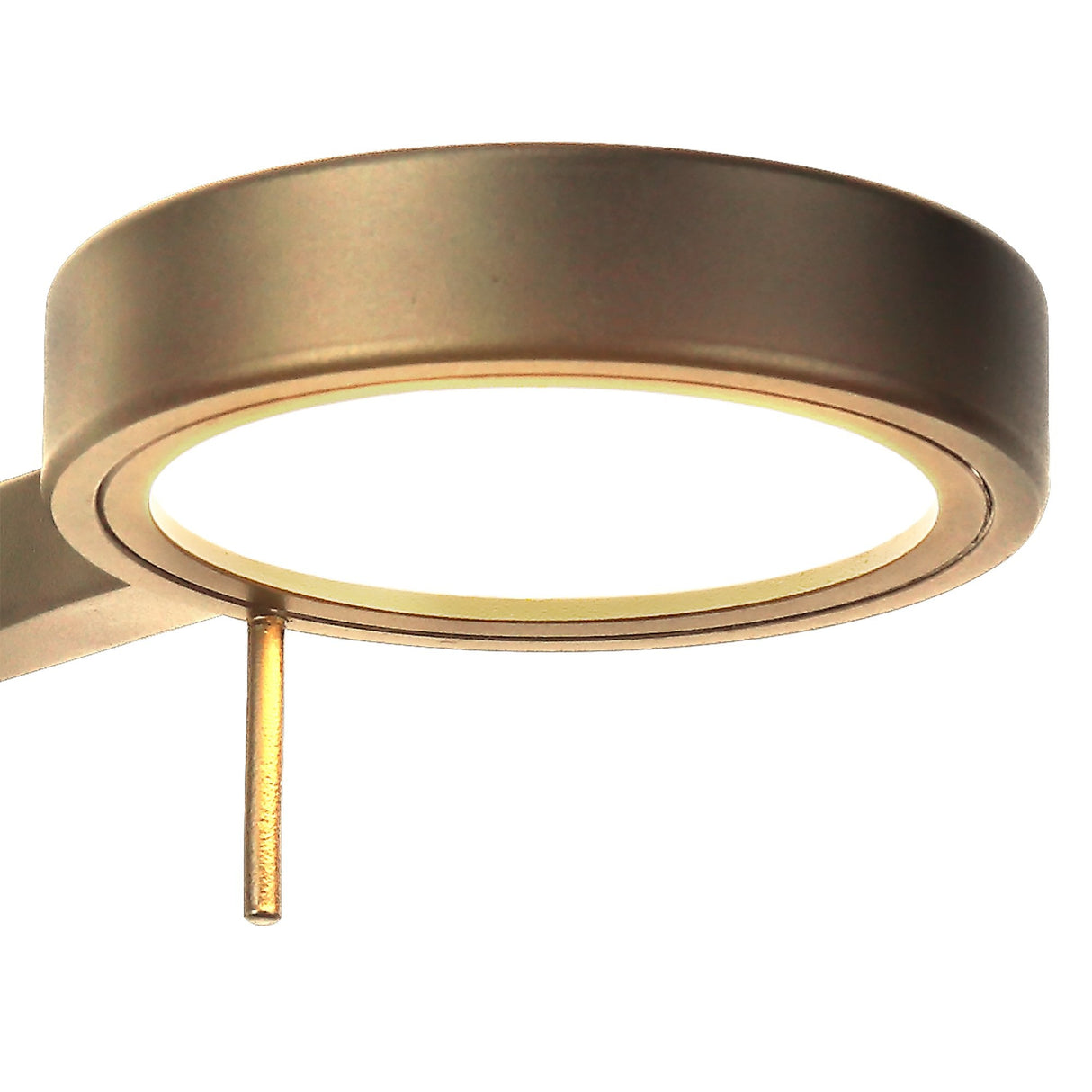 Antique Brass Swing Arm Wall Lamp with Integrated LED Light, 3000K Warm White, 3-Year Warranty