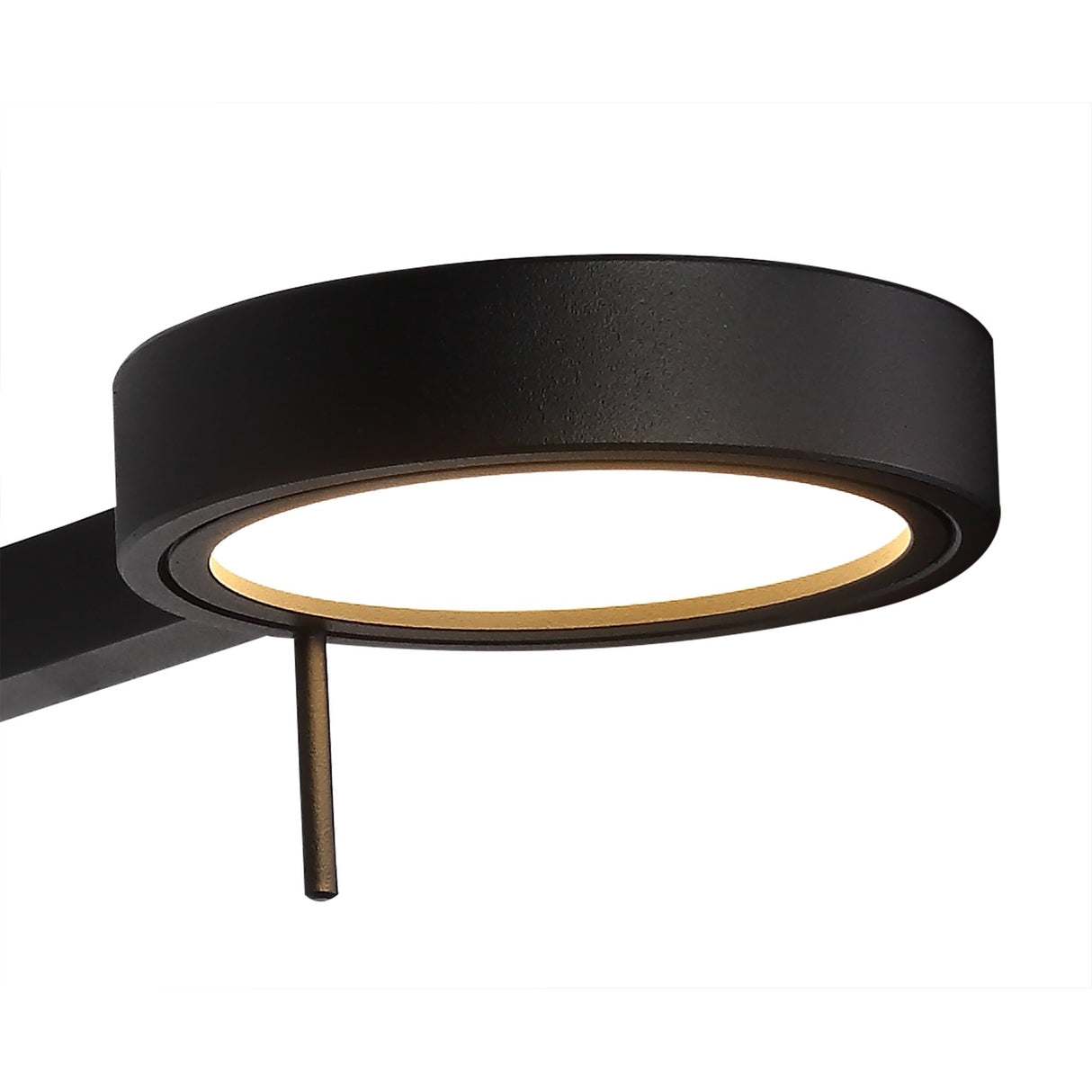 Contemporary Sand Black Adjustable LED Wall Lamp - 8W, 3000K Warm White, 3-Year Warranty