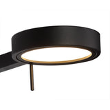 Contemporary Sand Black Adjustable LED Wall Lamp - 8W, 3000K Warm White, 3-Year Warranty