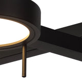 Contemporary Sand Black Adjustable LED Wall Lamp - 8W, 3000K Warm White, 3-Year Warranty