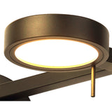 Antique Brass Adjustable LED Wall Swing Arm Lamp, 3000K Warm White, 3-Year Warranty