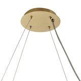 Luxurious 80cm Gold and Crystal Round Chandelier with 12 E14 Lights
