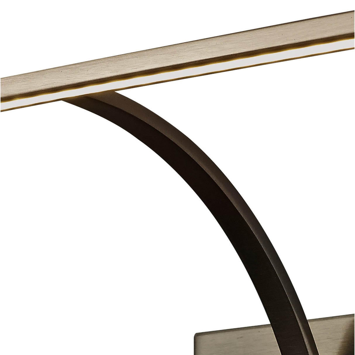 Bronze LED Picture Light with Adjustable Arm, 35cm