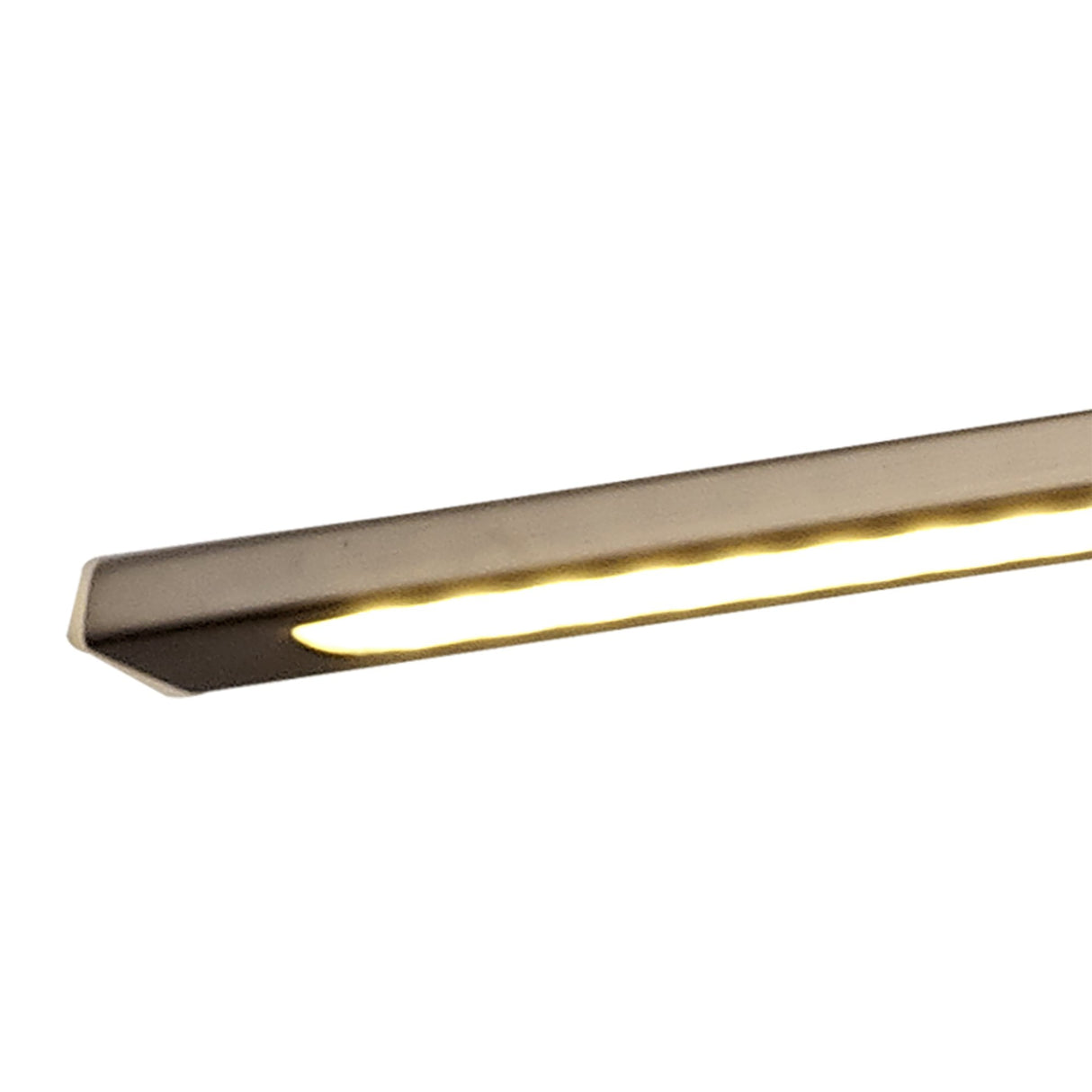 Elegant Bronze LED Wall Lamp with Frosted Shade, 56cm