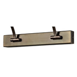 Elegant Twin Arm Bronze LED Picture Light, 95cm