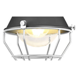 Modern Outdoor Wall Light, 1 E27 LED Bulb Compatible, IP65, Anthracite & Matte White Finish, 2-Year Warranty