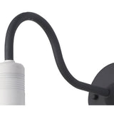 Outdoor Wall Light, E27, IP65, Anthracite/Matt White Finish, 2-Year Warranty