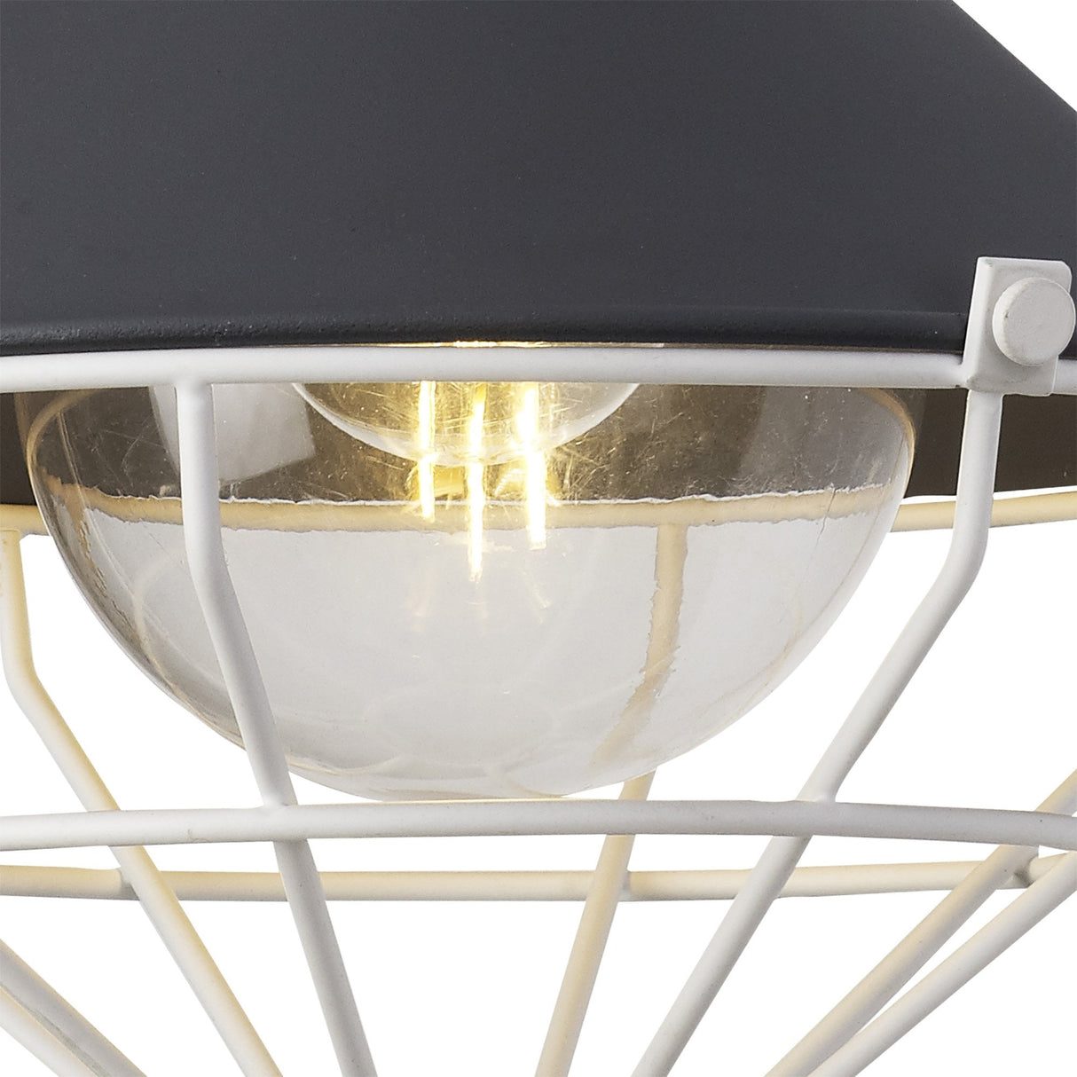 Outdoor Wall Light, E27, IP65, Anthracite/Matt White Finish, 2-Year Warranty