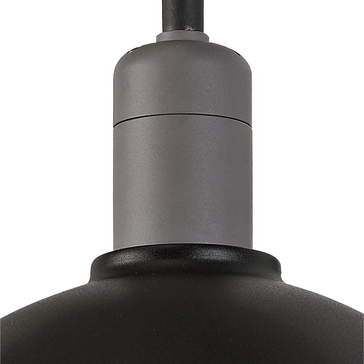 Modern Outdoor Wall Lantern, E27, IP65, Matte Black/Grey, 2-Year Warranty