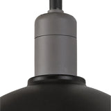 Modern Outdoor Wall Lantern, E27, IP65, Matte Black/Grey, 2-Year Warranty