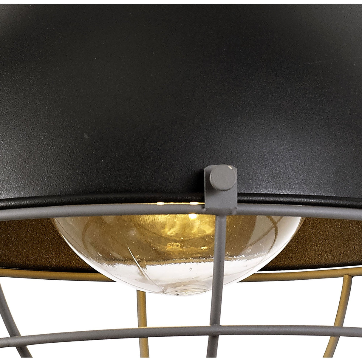 Modern Outdoor Wall Lantern, E27, IP65, Matte Black/Grey, 2-Year Warranty