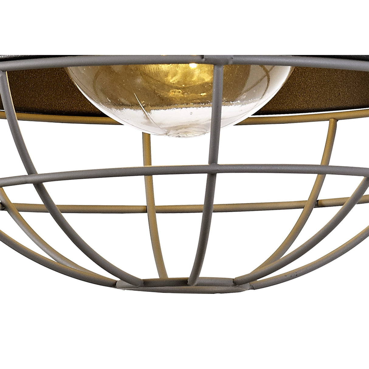 Modern Outdoor Wall Lantern, E27, IP65, Matte Black/Grey, 2-Year Warranty